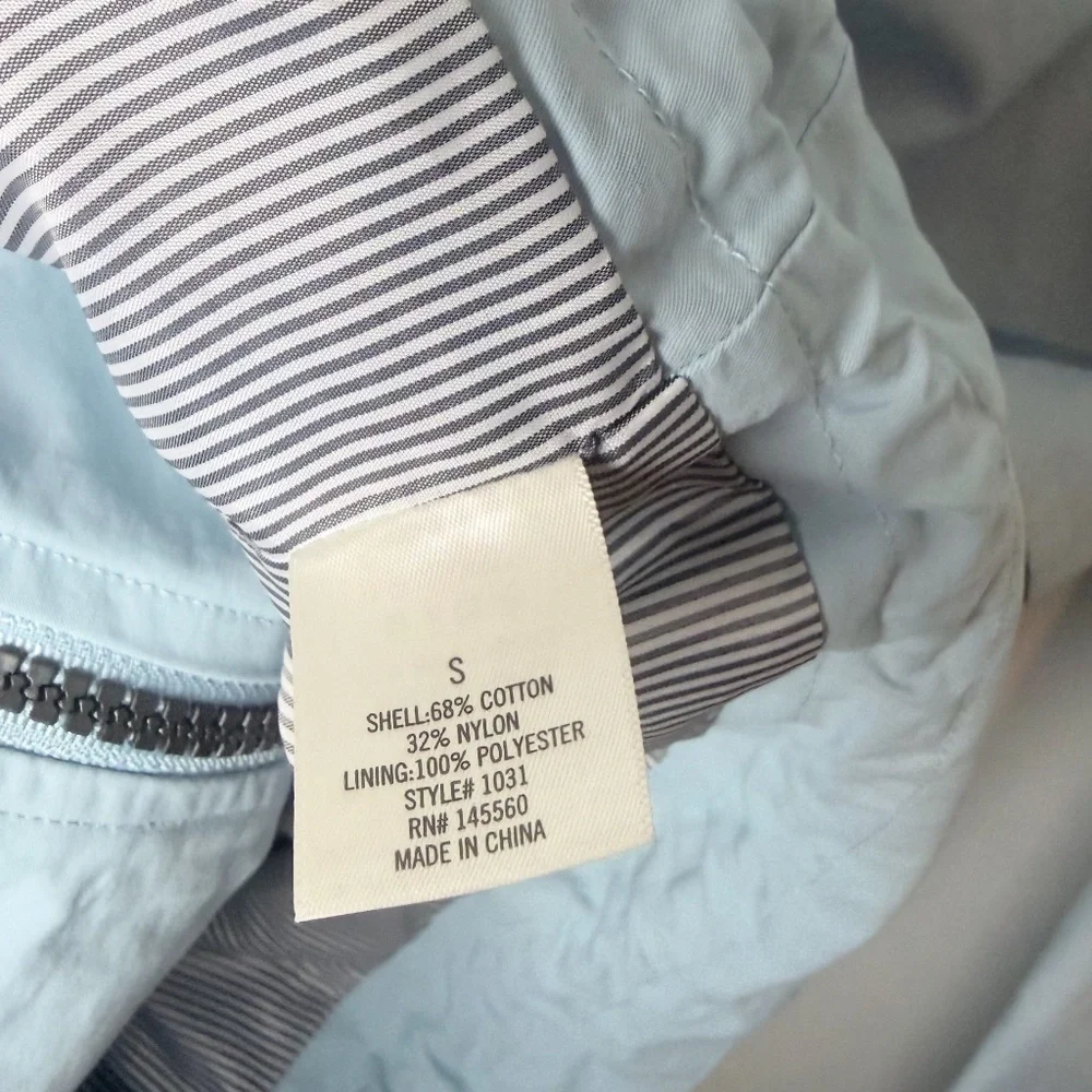 Miami Size Small Baby‎ Blue Windbreaker (C)